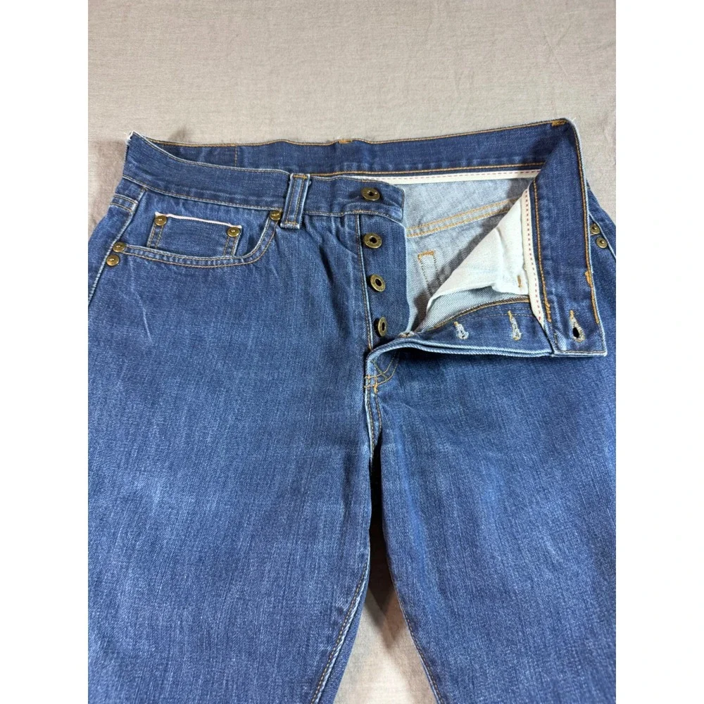 LL Bean Selvedge Denim Jeans Mens 32x32 Limited Edition No. 1176/1912 Button Fly